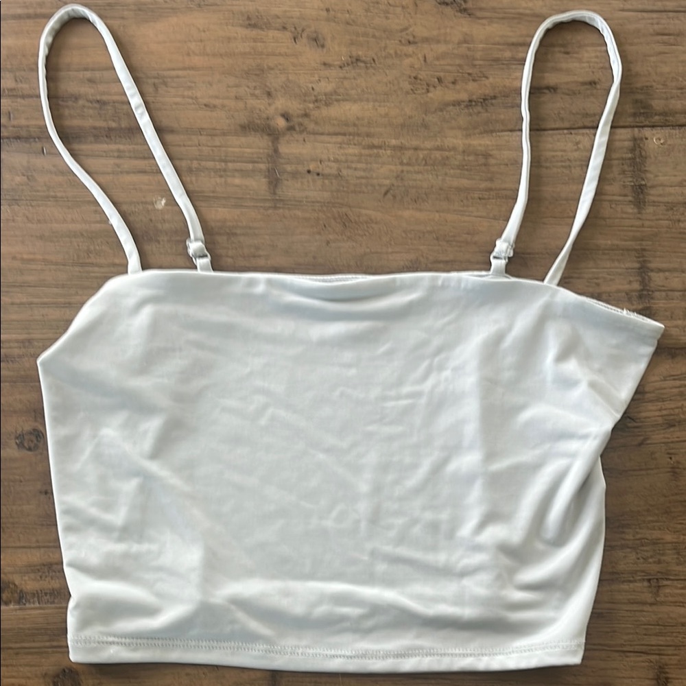 Light Grey Spaghetti Strap Top